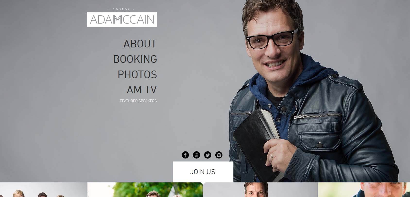 Adam McCain Homepage