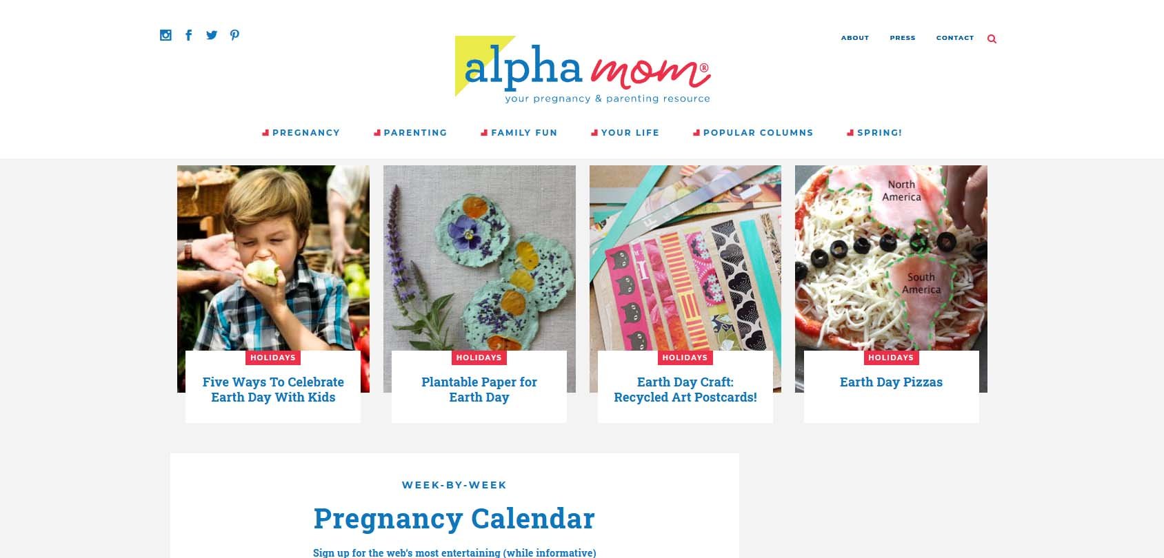 Alpha Mom Homepage