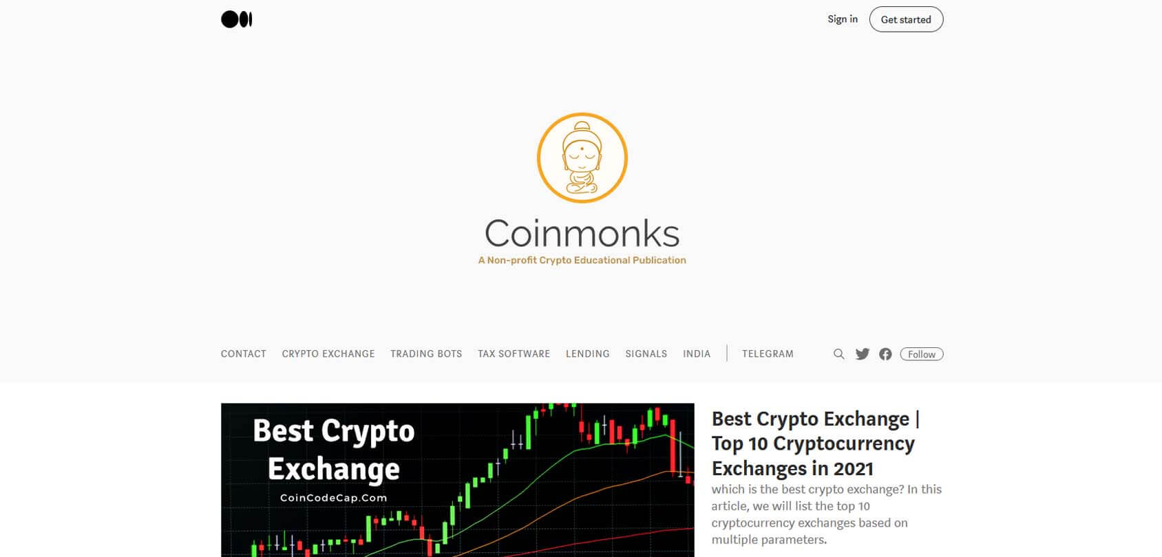 Coinmonks Homepage