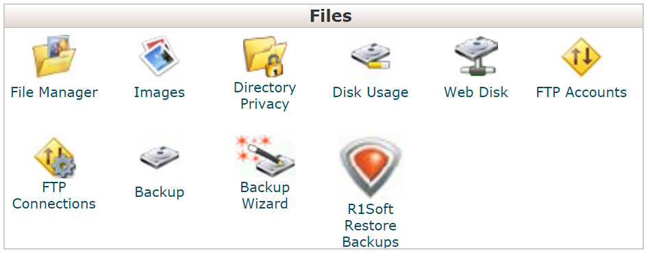 cPanel Files