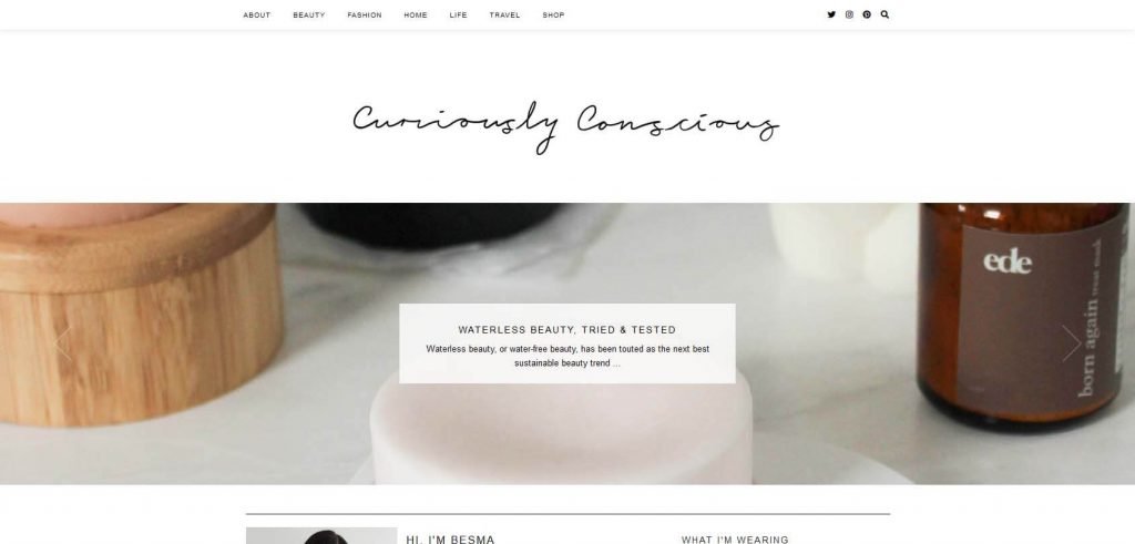 Curiously Conscious Homepage