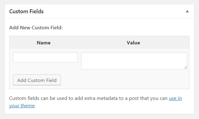 Custom fields