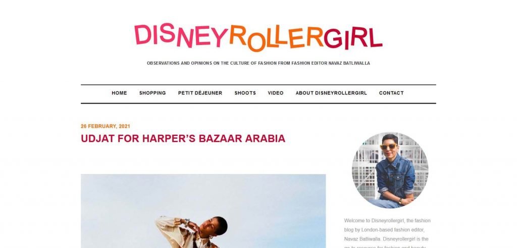 Disney Roller Girl Homepage