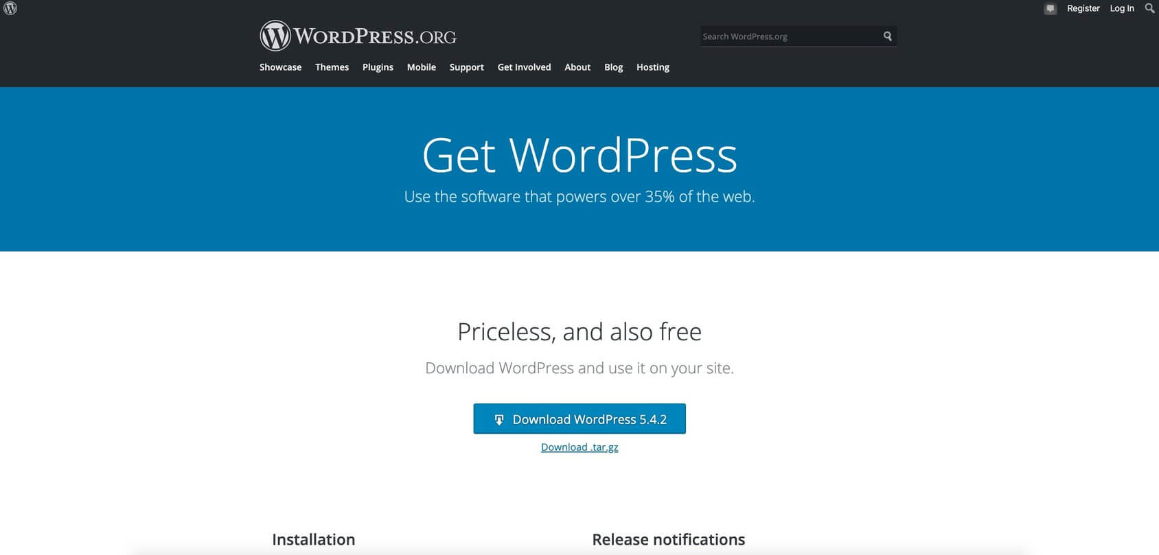 Download Latest WordPress