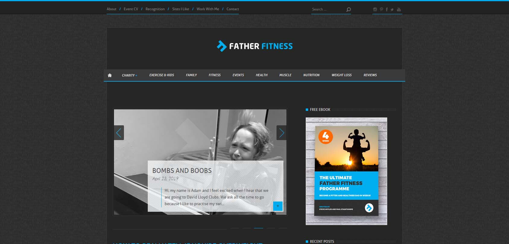 Father Fitness Homepage