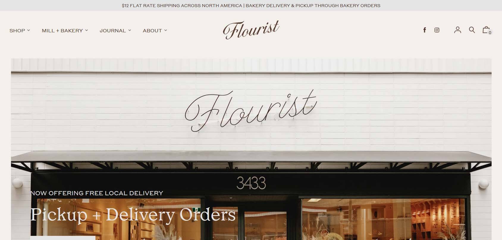Flourist homepage