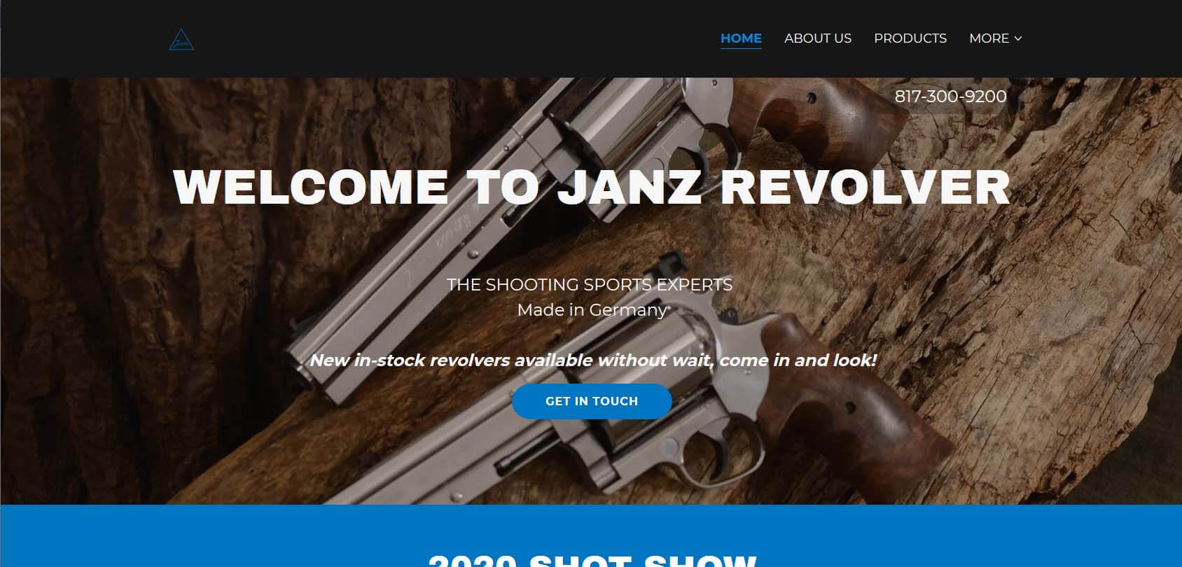 Janz Revolver Homepage