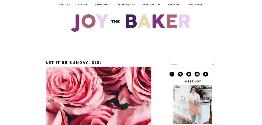 Joy the Baker Homepage
