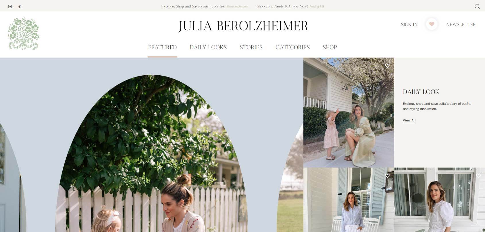 Julia Berolzheimer Homepage