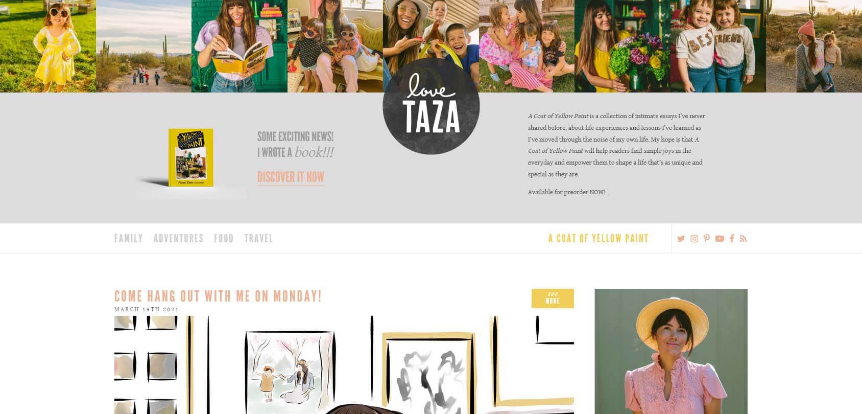 LoveTaza Homepage