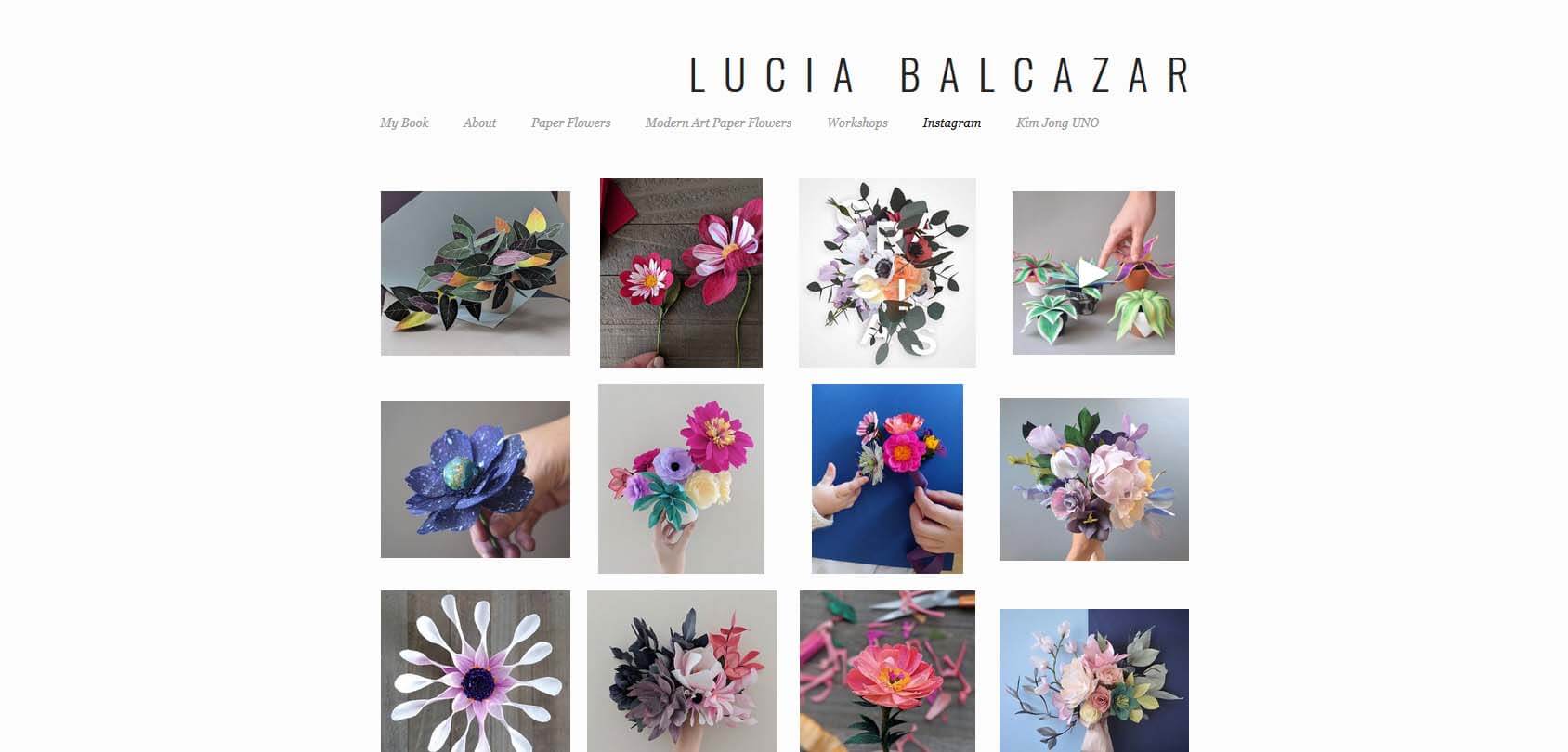 Lucia Balcazaar Homepage