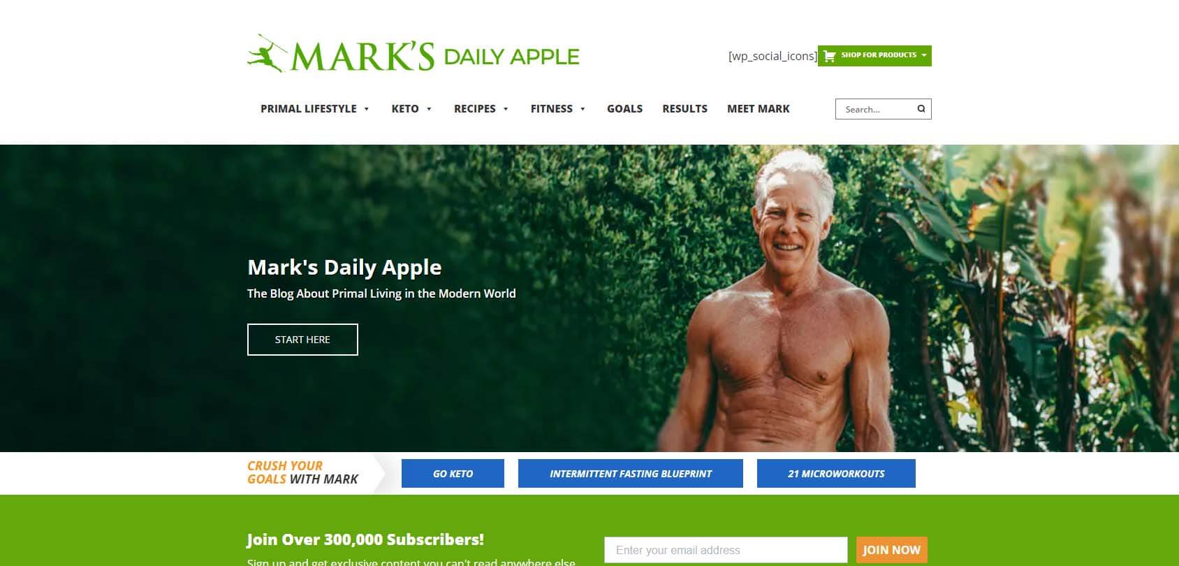 Mark’s Daily Apple Homepage