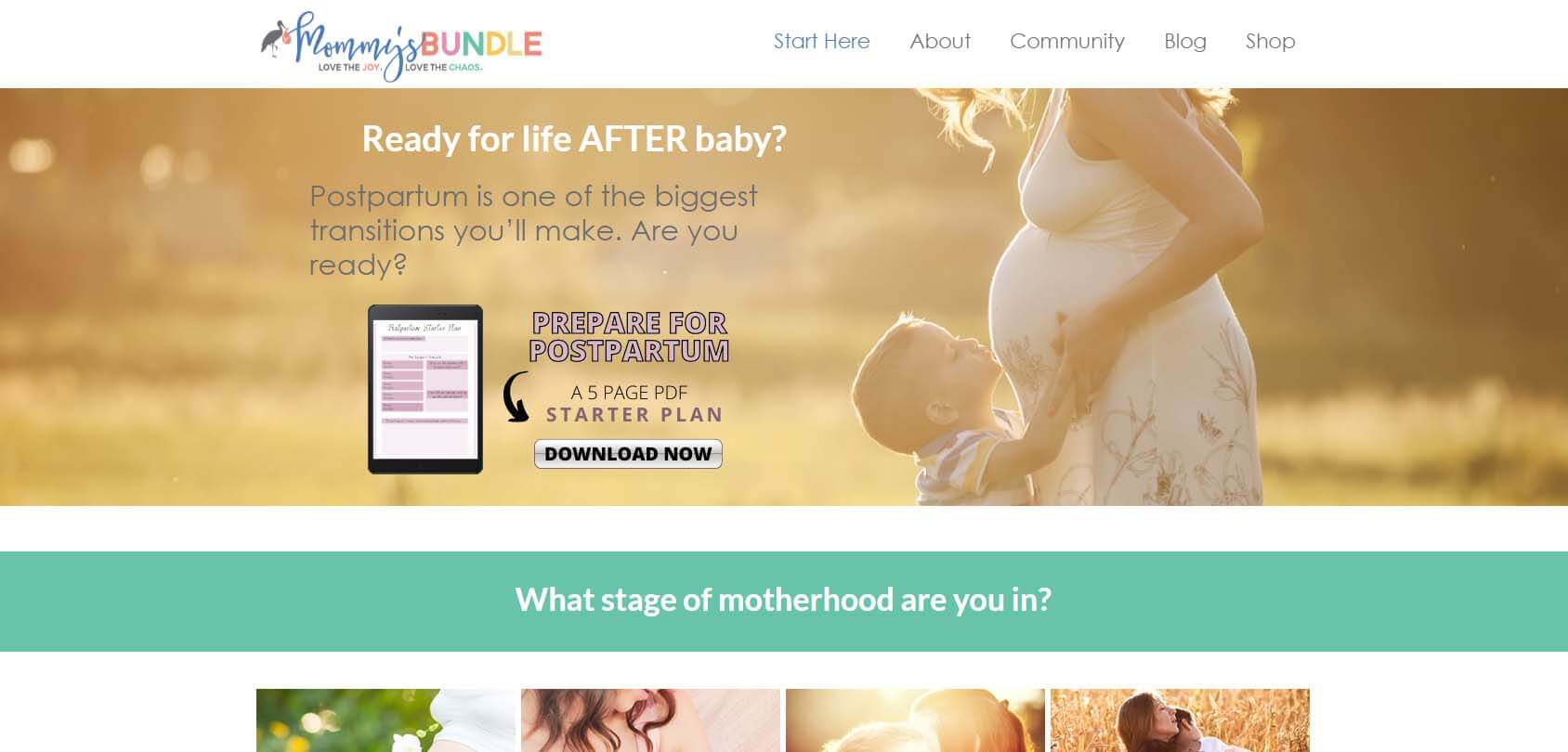 Mommy’s Bundle Homepage