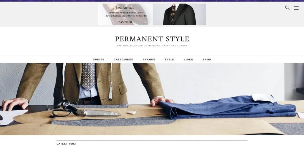 Permanent Style Homepage