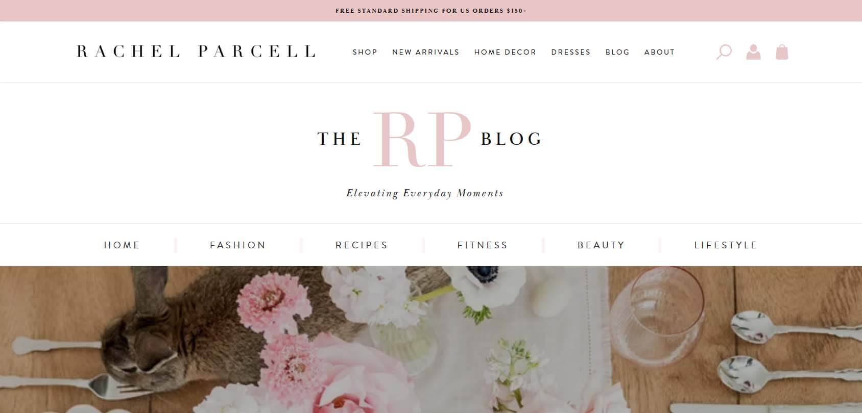 Rachel Parcell Homepage