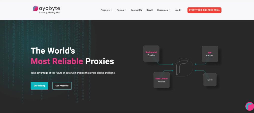 rayobyte homepage