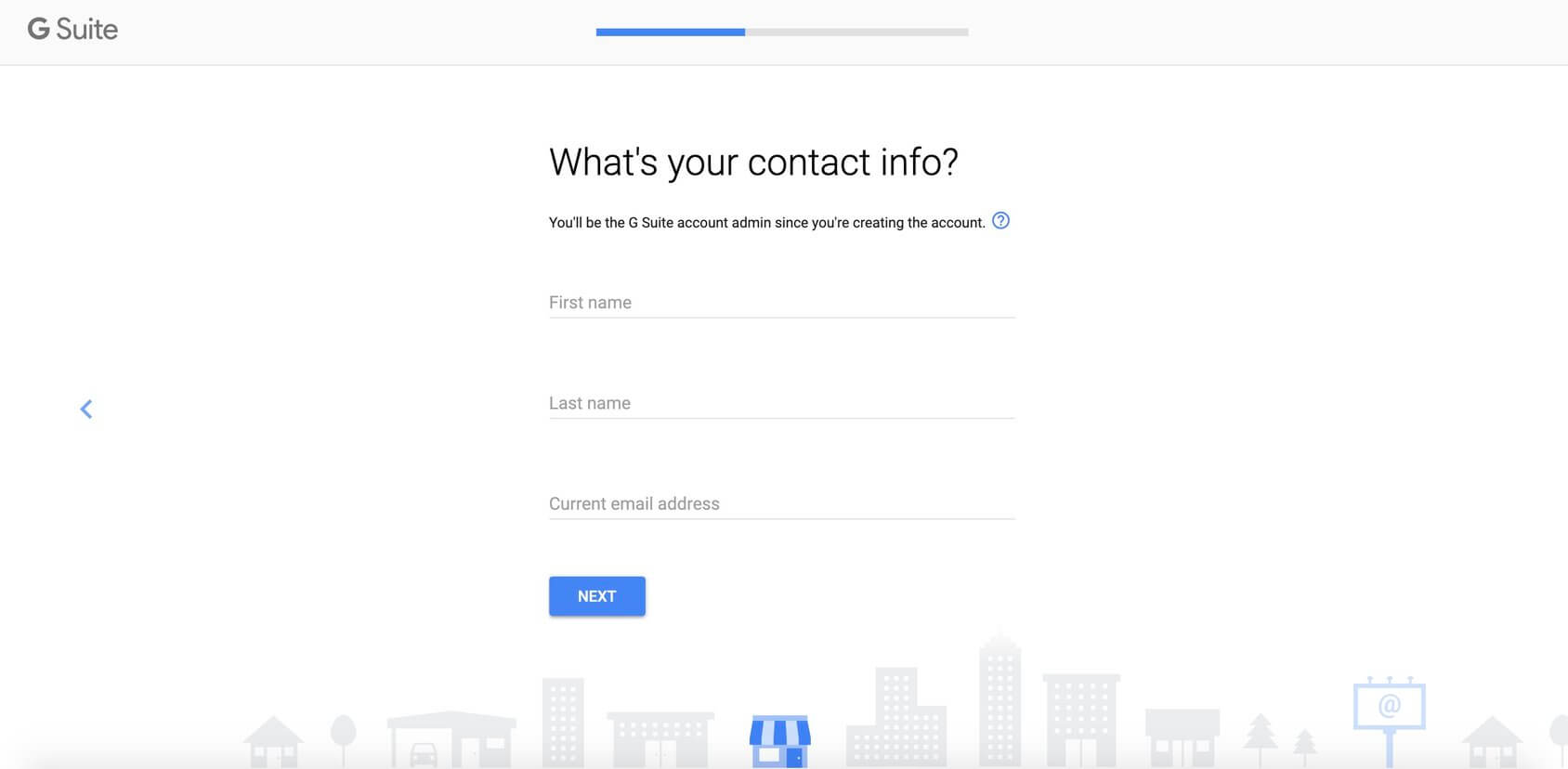 gsuite contact info