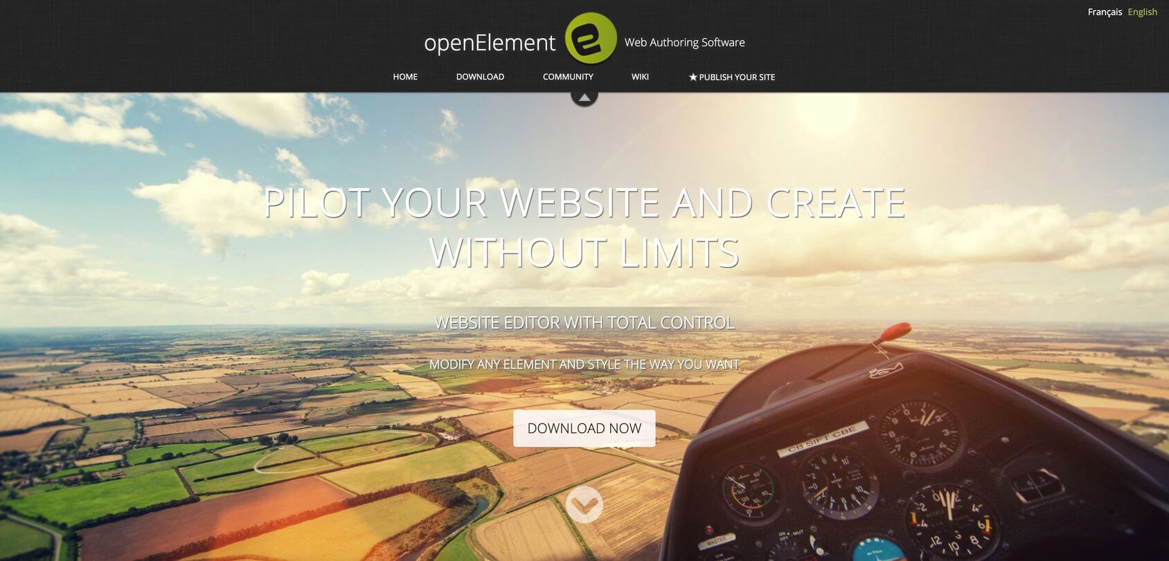 openElement homepage