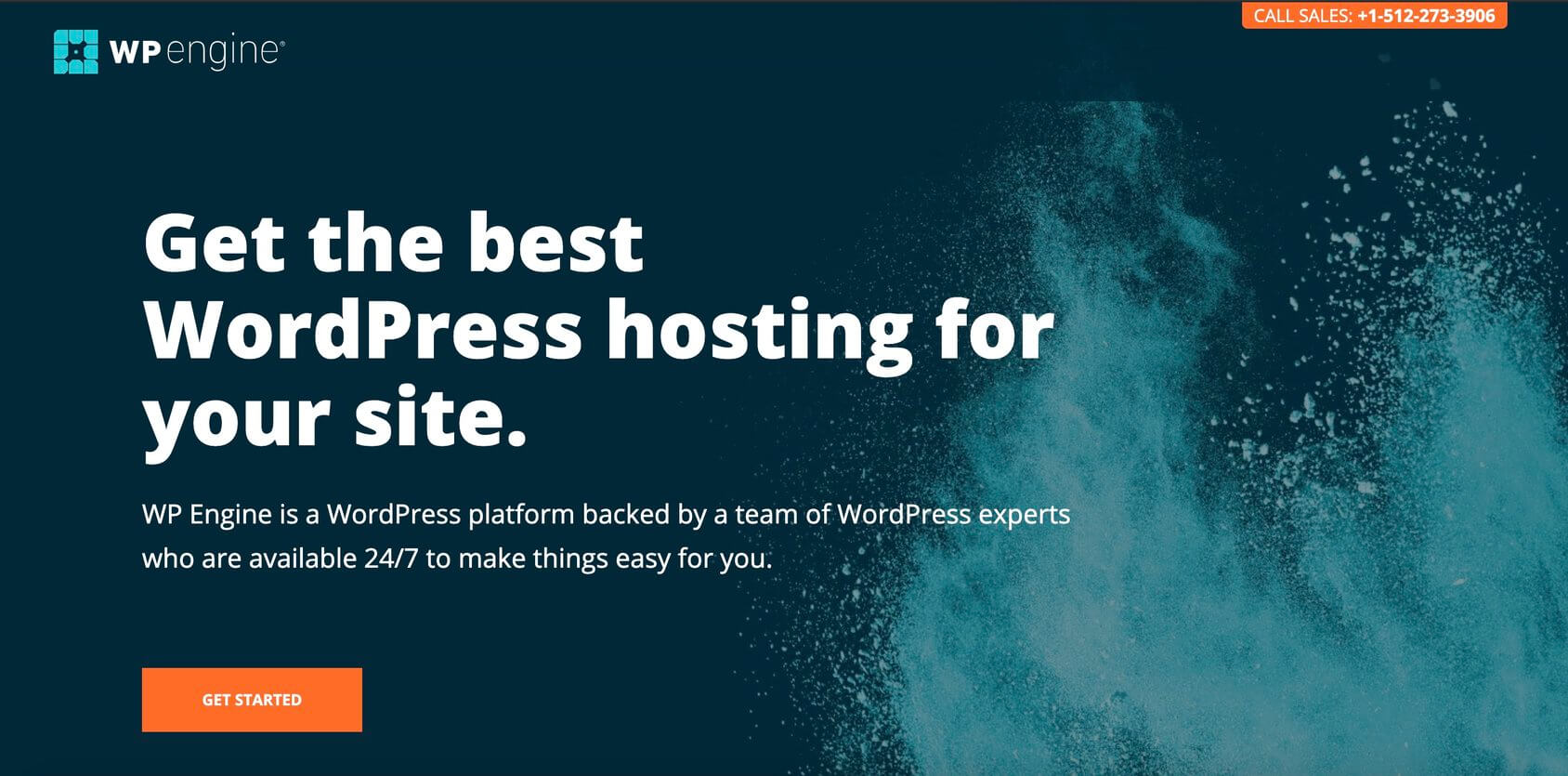 WP Engine home page