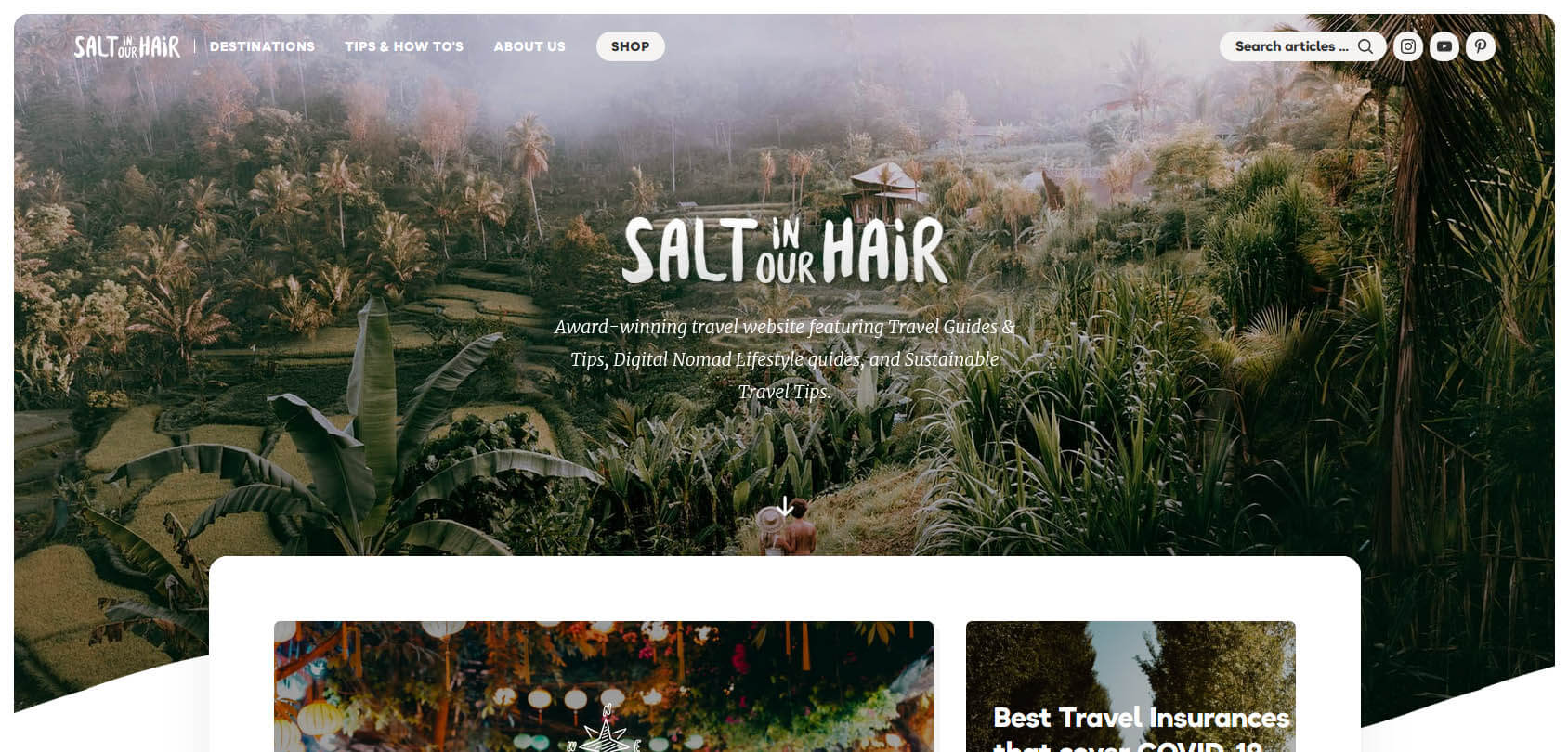 Salt in Our Hair Homepage
