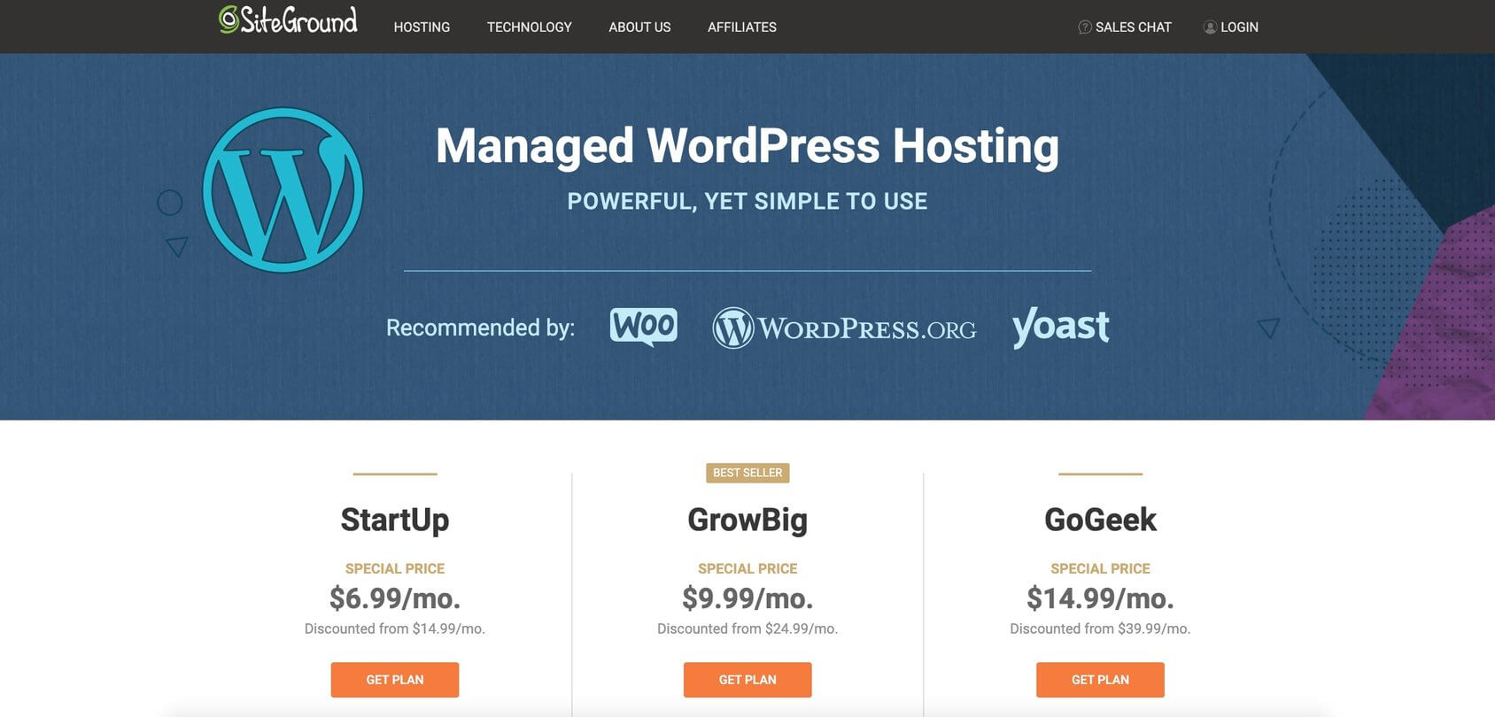 Siteground Managed WordPress
