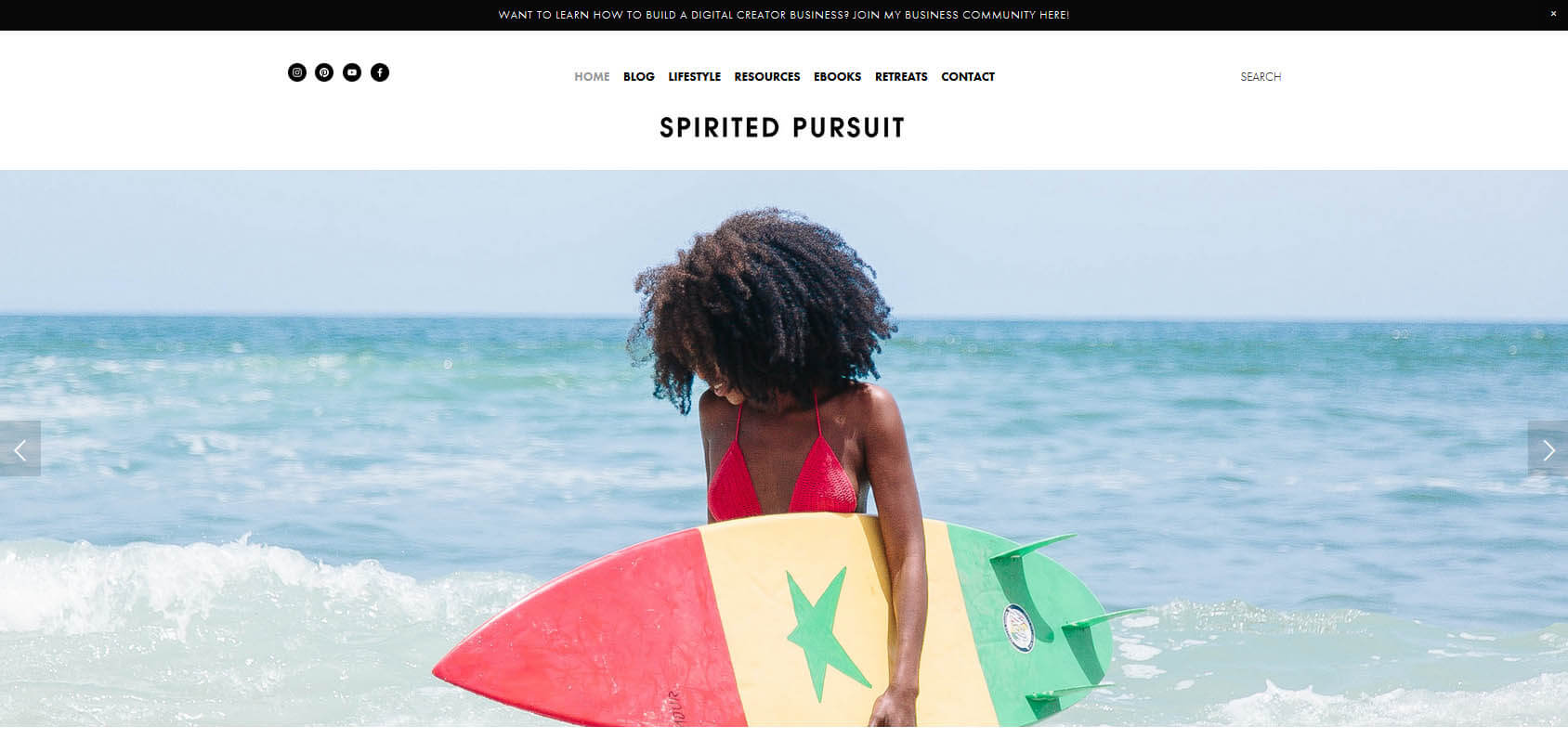 Spirited Pursuit Homepage