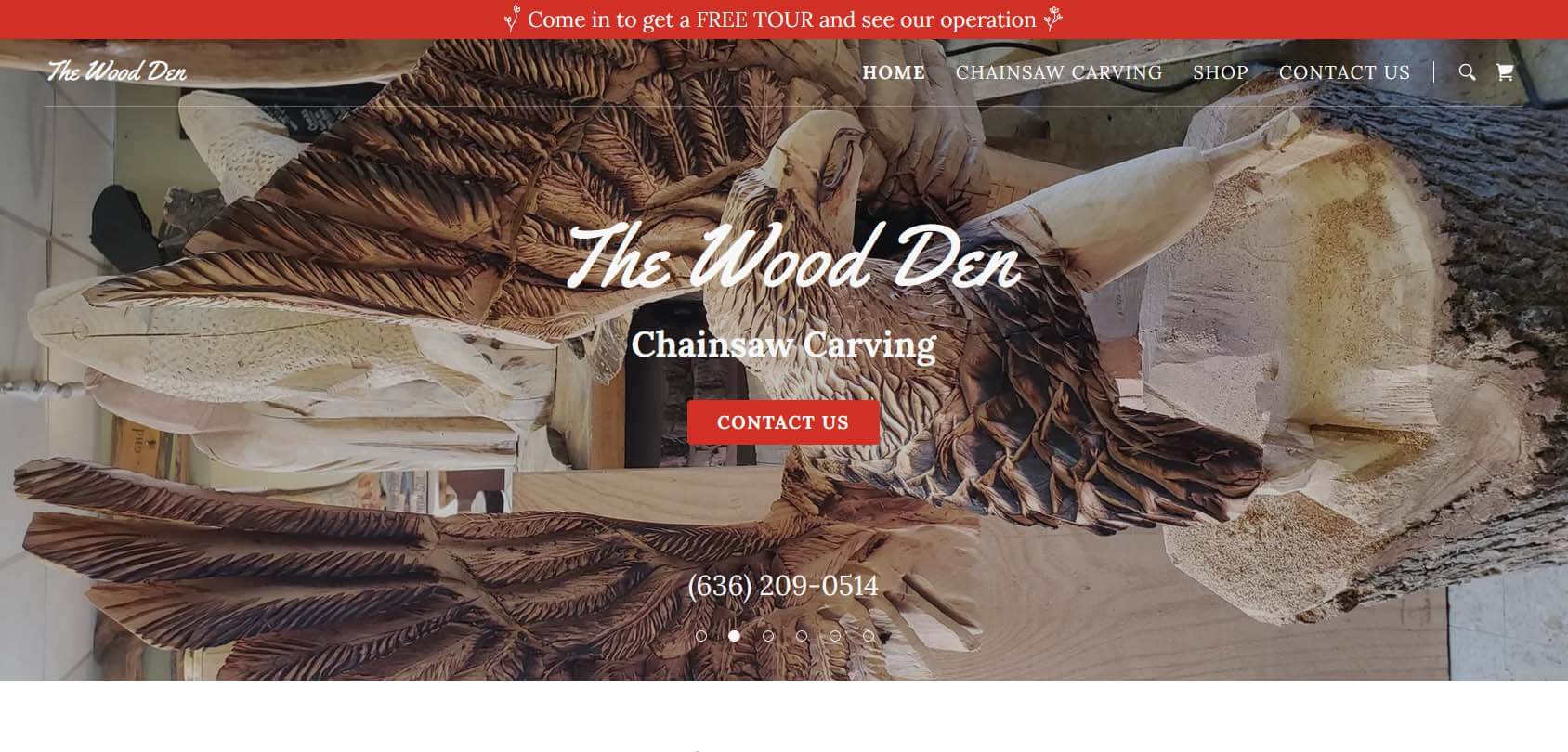 The Wood Den Homepage