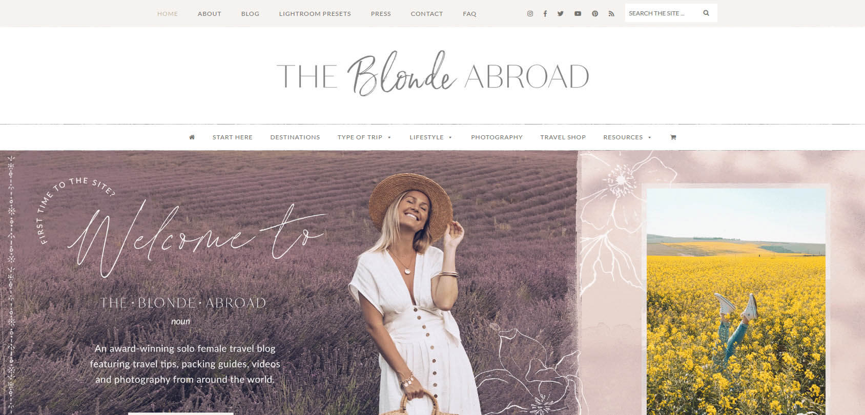 The Blonde Abroad Homepage