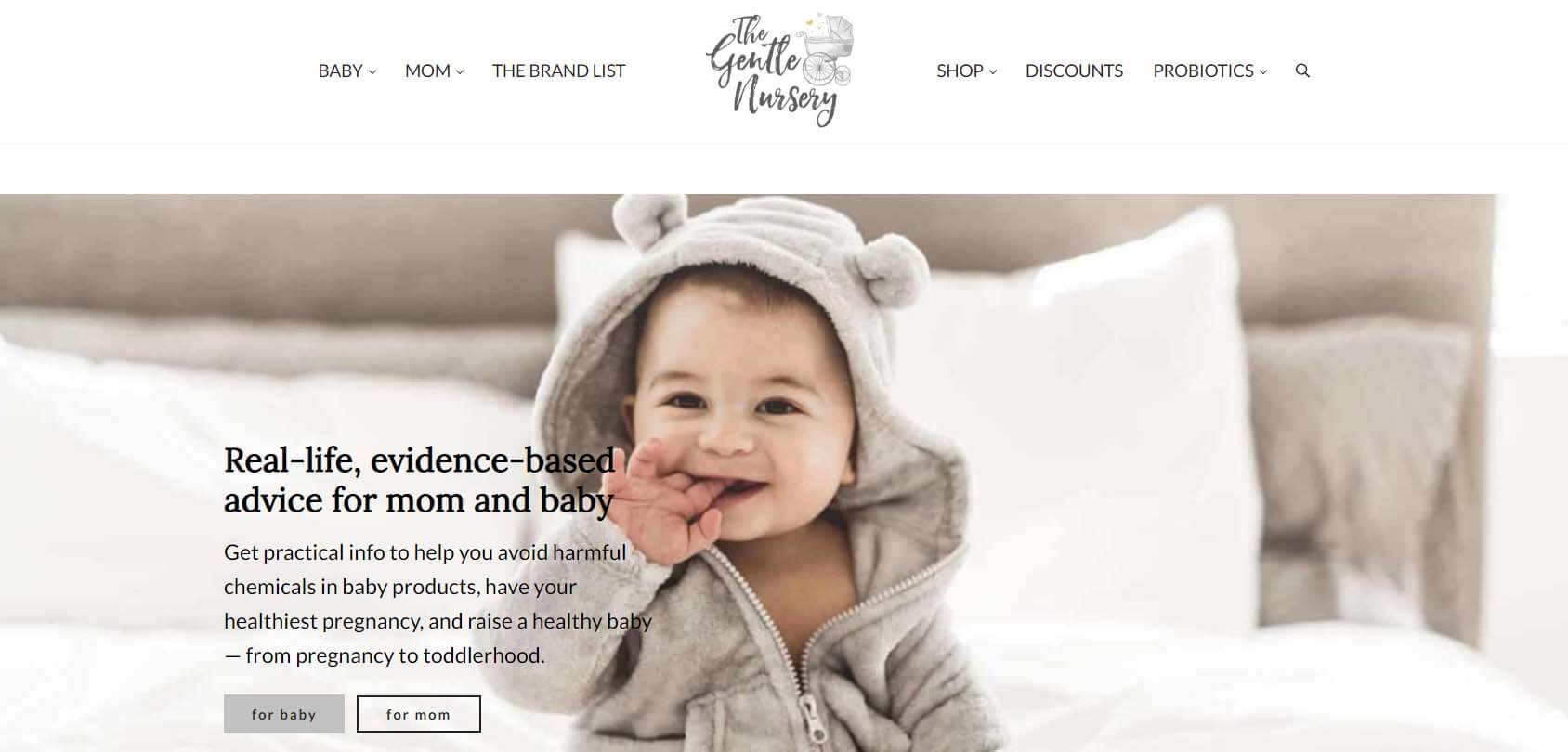 The Gentle Nursery Homepage