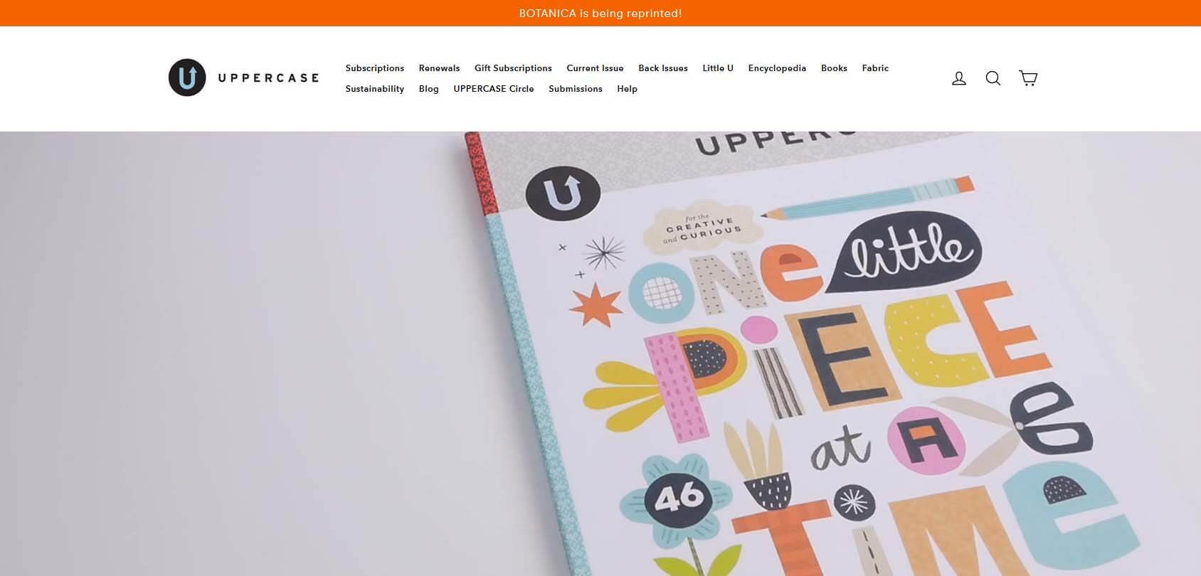 Uppercase Homepage