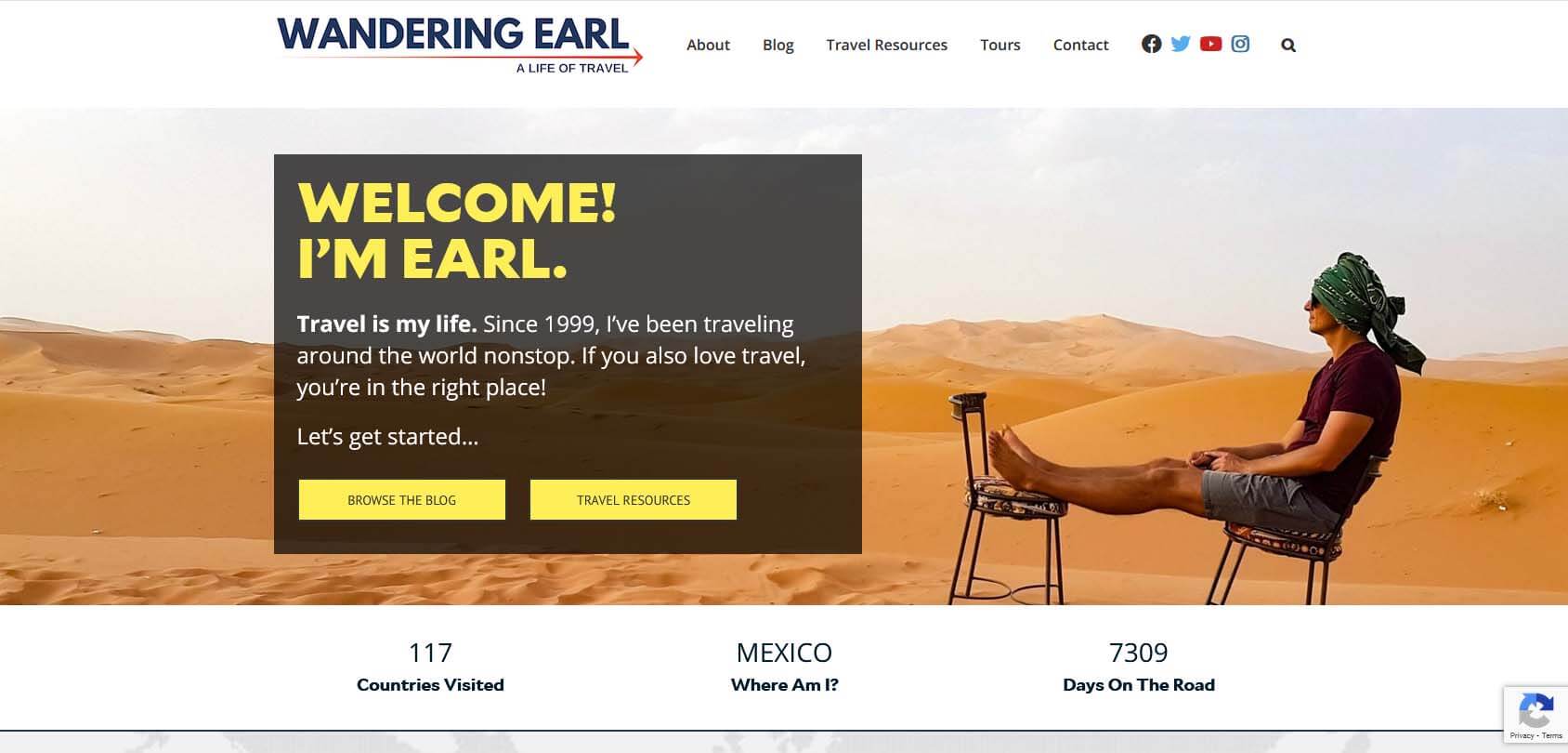 Wandering Earl Homepage
