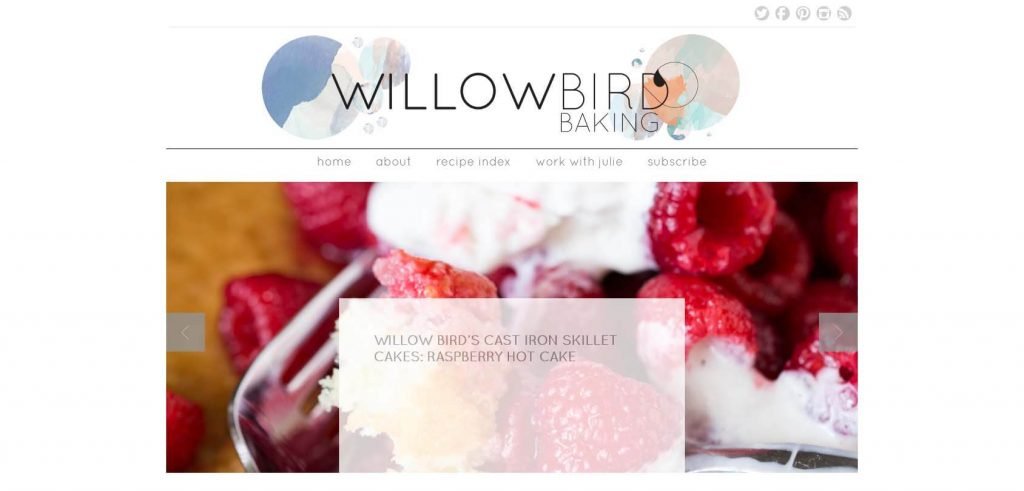 Willow Bird Baking Homepage