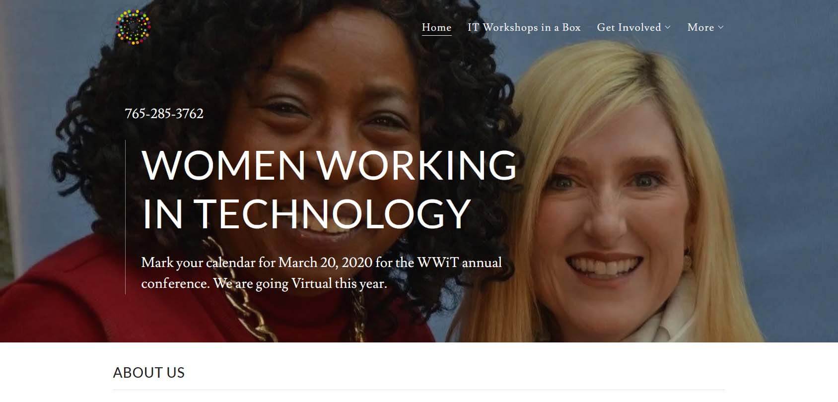 Women Working in Technology Homepage