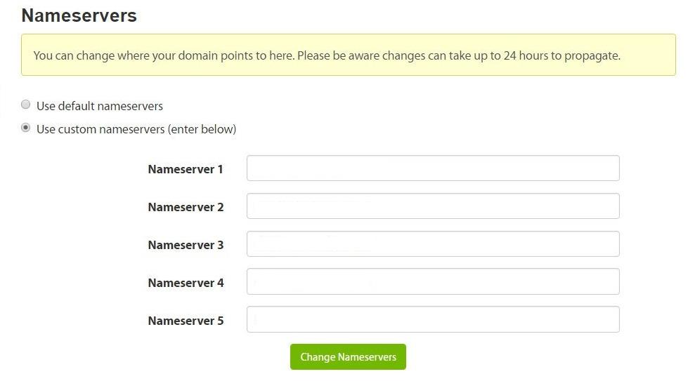 a2 hosting nameservers