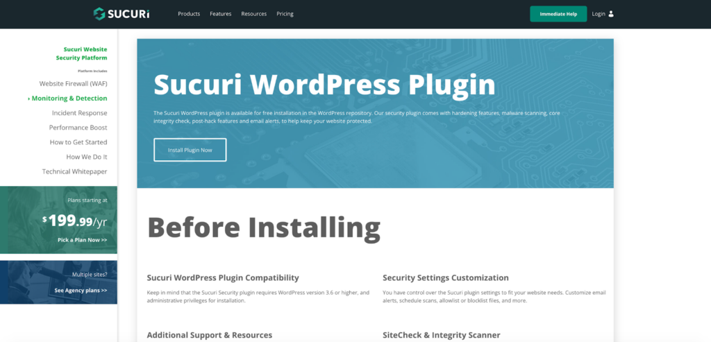 sucuri security plugin